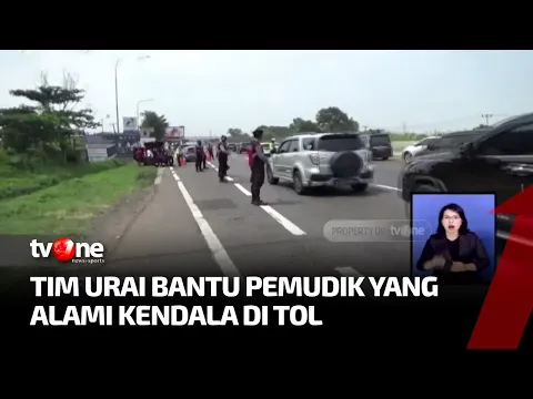Tim Urai Siaga di Tol, Bantu Pemudik yang Alami Kendala