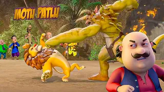the show must go on motu patlu king of kings climax scene comedy movie scene