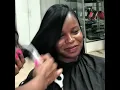 Partial Layered Bob Quick Weave with Shaved Side - Sleek Stylish Look