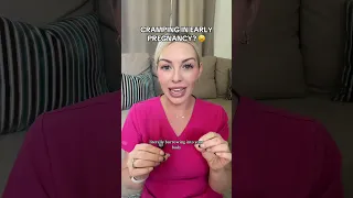 Is cramping in the first trimester of pregnancy bad
