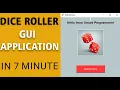 How to create Dice Rolling Simulation in Python GUI Python for Beginners