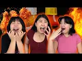 ULTIMATE SPICY WINGS EATING CHALLENGE while answering SPICY questions
