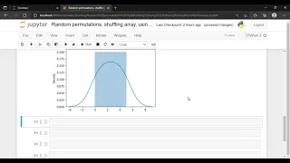 Numpy Complete Tutorial Random permutation shuffling array using seaborne module Part 4