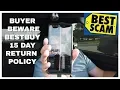 Buyer Beware of BestBuy 15 Day Return Policy