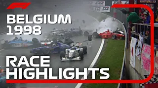 1998 belgian grand prix race highlights dhl f1 classics