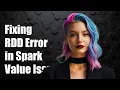 Fixing value toDS is not a member of org apache spark rdd RDD Error in Spark