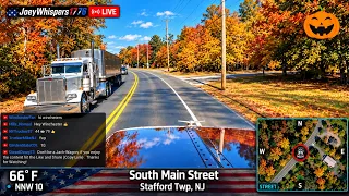 10/23 Joey Whispers 1776 LIVE IRL POV in The Red Baron Peterbilt #Live #Starlink