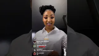 shenseea talks about the making of her song lick ft megan thee stallion on instagram live