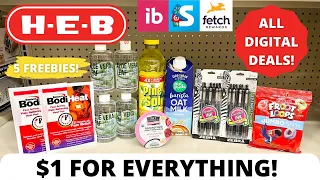 H-E-B COUPONING DEALS 1 FOR EVERYTHING ALL DIGITAL DEALS 5 FREEBIES -