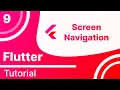 9 How to Navigate from One Screen to Another in Flutter Tutorial