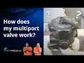 How does my multiport valve work