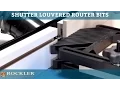 Rockler Shutter Louvered Router Bits