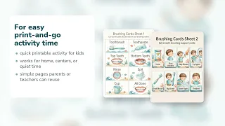 Brush Teeth Routine Cards Visual Schedule for Kids Printable PDF Etsy 12