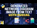 Generate network-diagram image file from spec-text file With Python