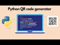 Make QR Code Generator in Python with just 3 lines of code