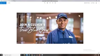I Applied For A Job At Culver s