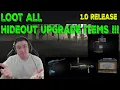 How to loot found in raid items for hideout upgrades car battery electric motor EFT 1 0