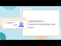 How to use aggregations in Salesforce Marketing Cloud SQL and DESelect