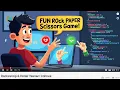 Rock Paper Scissors Game in JavaScript for Beginners 2025 Mini Project
