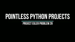 Project Euler Problem 28 - Number Spiral Diagonals