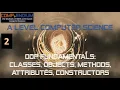 A-Level OOP Classes Objects Instances Methods Attributes Constructors