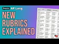 AP English Language - New Rubrics Explained
