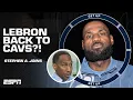 Stephen A tells LeBron to GO BACK TO CLEVELAND if he wants another championship Get Up