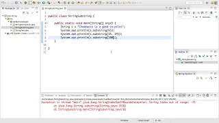 Java String Substring