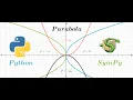 Parabola using Python and SymPy Library