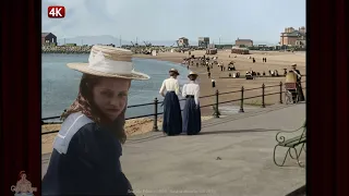 Before WW1 - Seaside Films c.1900 Restored in 4K Color & Sound