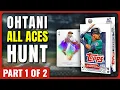 SHOHEI ALL ACES CHASE 2023 TOPPS SERIES 1 HANGER CASE PART 1 OF 2 32 HANGER RIP