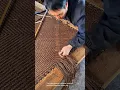 Japanese tatami mat making - a detailed process