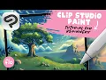 Learn Clip Studio Paint Easy Landscape Painting for Beginners