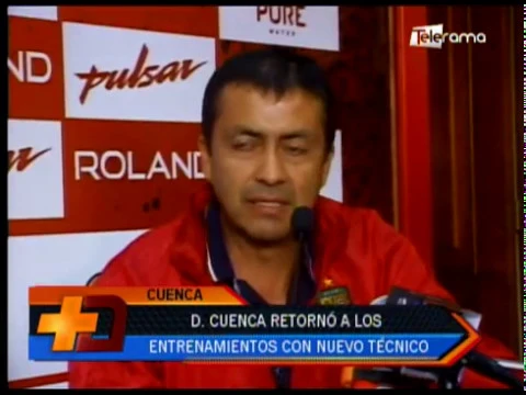 Deportivo Cuenca retornó a los entrenamientos con nuevo técnico