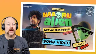 naa oru alien net ah thorandha song feat hiphop tamizha reaction