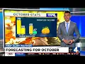 Forecasting for October