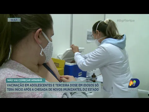 Vacinação em adolescentes só terá inicio após a chegada de novos imunizantes