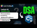 C DSA Permutation Recursion Backtracking Data Structures and Algorithms