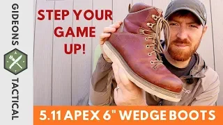 Step Your Game Up 5 11 Apex 6 Wedge Boots