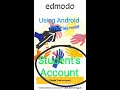 How to create student account in Edmodo using Android phone