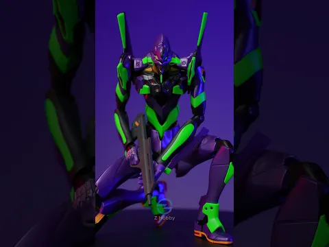 EVA-01 Model Kit 360° Showcase  #satisfying #asmr #shorts