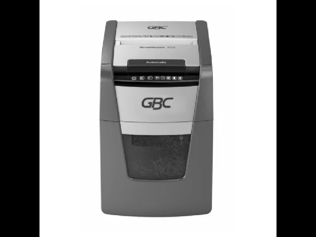 เครื่องทำลายเอกสาร GBC Cross Cut ShredMaster Auto 100X