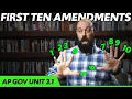 The BILL of RIGHTS AP Gov Review Unit 3 Topic 1 3 1