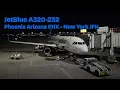 JetBlue A320 Phoenix Arizona PHX - New York JFK Full Report