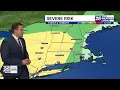 Scorching Sunday in Massachusetts 90s no coastal relief storms on the way