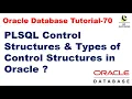 Control Structures Types of Control Structures in Oracle Oracle Database Tutorial