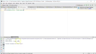 The Basics - Python 3 print command