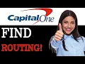 How To Find Routing Number On Capital One App 2025