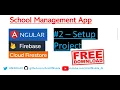 Angular Firebase School Student Online education Management App - Free download Setup Project
