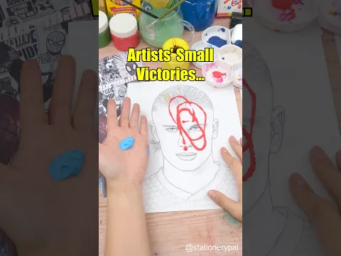 Artists' Small Victories... 🎨 😂 #shorts #artist